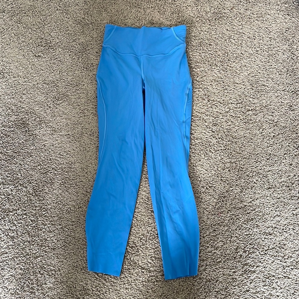 lululemon base pace high rise running tight 25" *brushed nulux